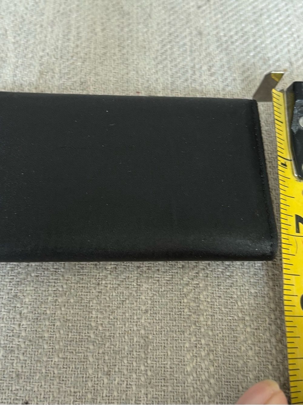 PRADA Logo Black Nylon and Saffiano Leather Key Wallet - Picture 10 of 11